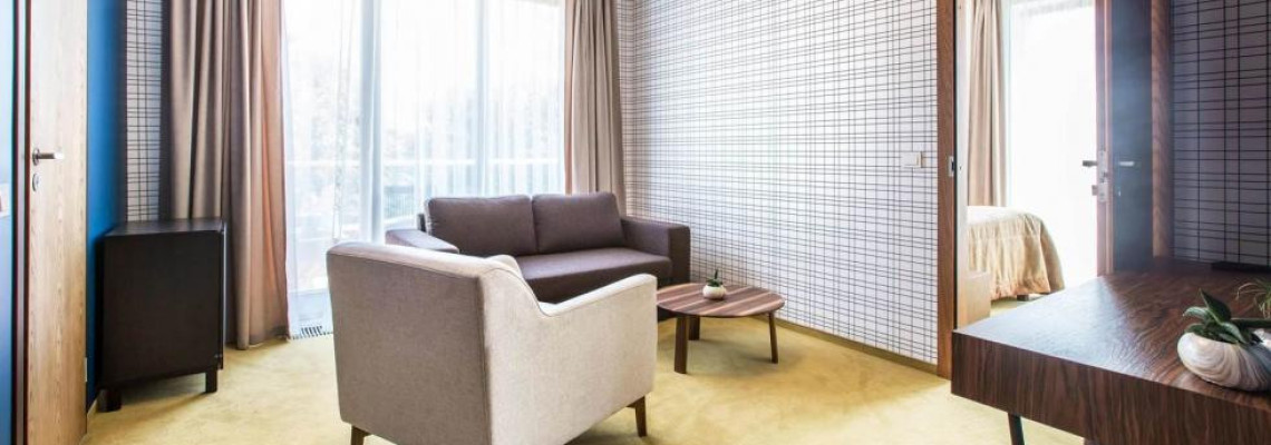 Liukso apartamentai su terasa